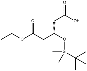 Ethyl (S)-3-(tert-butyldimethylsiloxy)glutarate
		
	 Structure