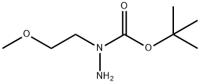 1-N-BOC-1-(2-甲氧基乙基)肼,957761-27-2,结构式