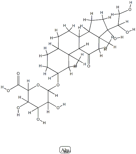 cortolone-3-glucuronide 化学構造式