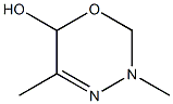 2H-1,3,4-Oxadiazin-6-ol,3,6-dihydro-3,5-dimethyl-(9CI) Structure