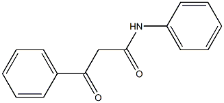 2-苯甲酰乙酰苯胺,959-66-0,结构式