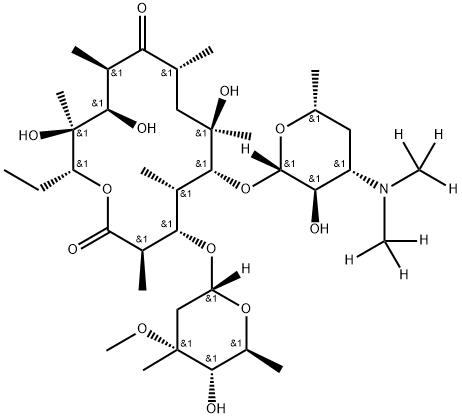 ErythroMycin-d6 Structure