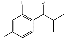 1-(2,4-difluorophenyl)-2-methylpropan-1-ol,959399-38-3,结构式