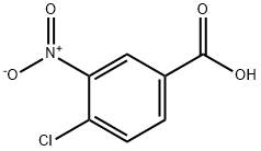 4-氯-3-硝基苯甲酸, 96-99-1, 结构式