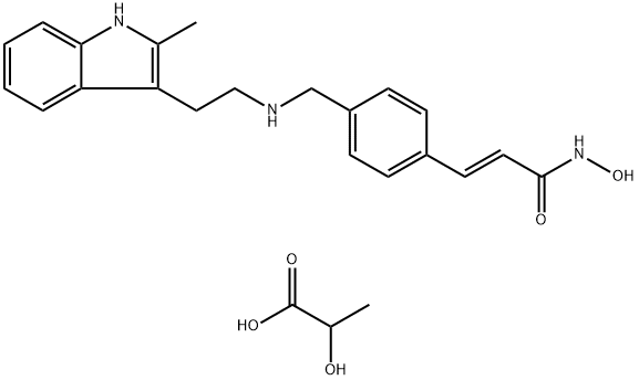 Panobinostat lactate Structure