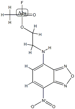 5-(7-nitrobenz-2-oxa-1,3-diazol-4-yl)aminoethylmethylphosphonofluoridate|