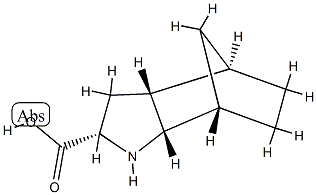 4,7-Methano-1H-indole-2-carboxylicacid,octahydro-,(2-alpha-,3a-bta-,4-bta-,7-bta-,7a-bta-)-(9CI) 结构式
