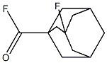 Tricyclo[3.3.1.13,7]decane-1-carbonyl fluoride, 3-fluoro- (9CI) 结构式