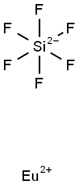 europium(2+) hexafluorosilicate(2-) 结构式