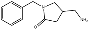 4-アミノメチル-1-ベンジルピロリジン-2-オン 化学構造式