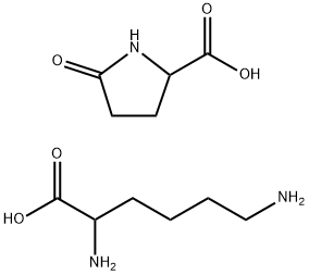 5-oxo-DL-proline, compound with DL-lysine (1:1) Structure
