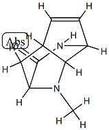 2,7-Methano-1H-cyclopentapyrazin-3(2H)-one,4,4a,7,7a-tetrahydro-1-methyl-,(2-alpha-,4a-bta-,7-alpha-,7a-bta-)-(9CI) Structure