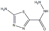 1,3,4-Thiadiazole-2-carboxylicacid,5-amino-,hydrazide(6CI) 结构式