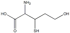 Norvaline,5-hydroxy-3-mercapto-(9CI) 结构式