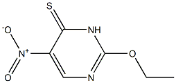 4-Pyrimidinethiol,2-ethoxy-5-nitro-(6CI) 结构式