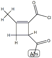 2-Cyclobutene-1,2-dicarbonylchloride,3-methyl-(6CI)|