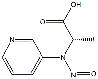 L-Alanine,N-nitroso-N-3-pyridinyl-(9CI) Structure