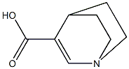 1-Azabicyclo[2.2.2]oct-2-ene-3-carboxylicacid(6CI) 结构式