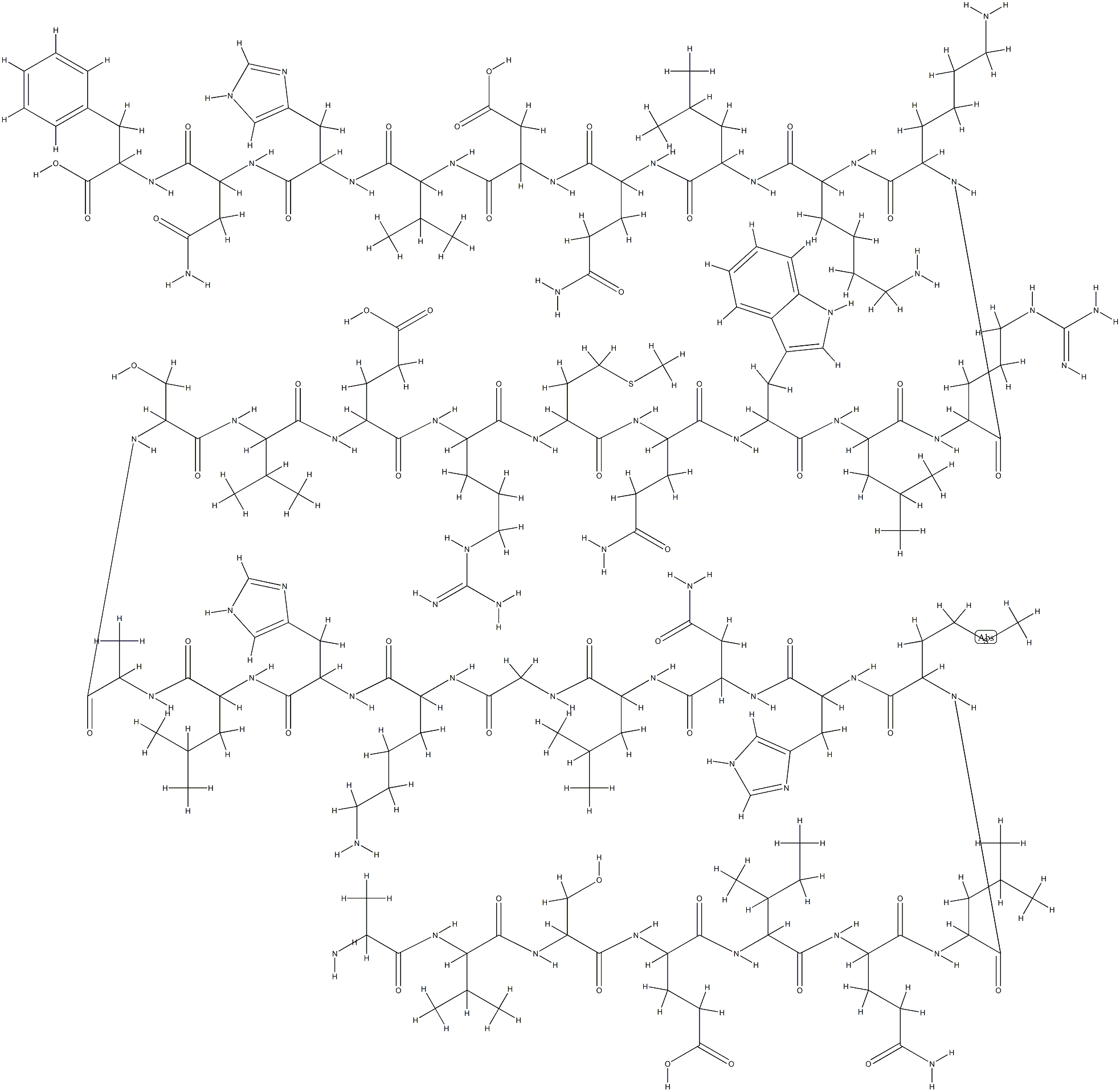 甲状旁腺素(鼠),98614-76-7,结构式