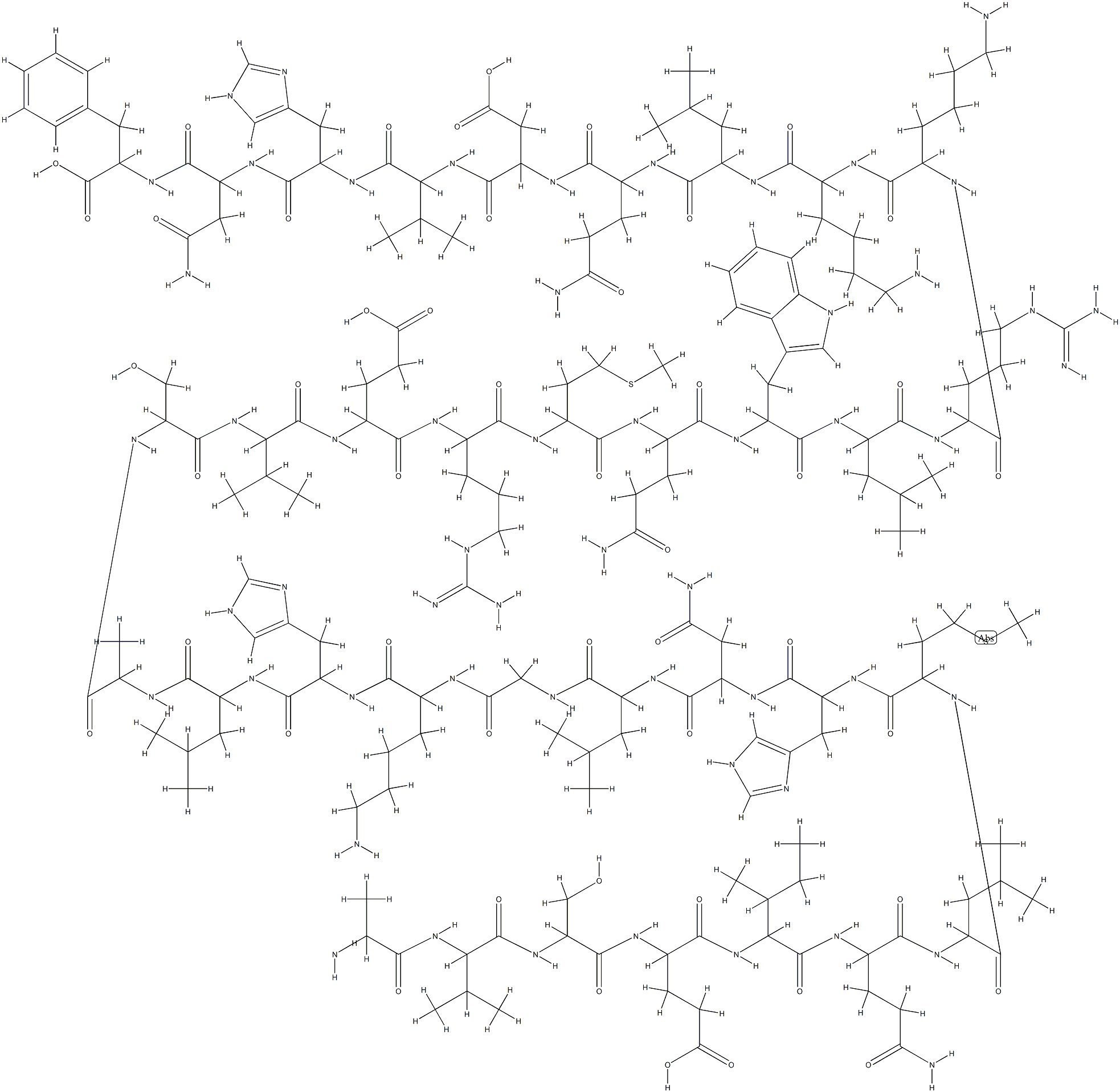 PARATHYROID HORMONE (1-34), RAT Struktur