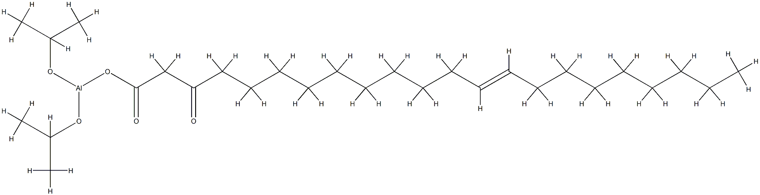 (9-octadecenyl 3-oxobutanoato-o1',o3)bis(2-propanolato)-aluminu ( beta-4) Structure