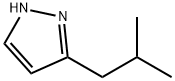 3-イソブチル-1H-ピラゾール 化学構造式