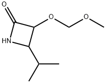2-Azetidinone,3-(methoxymethoxy)-4-(1-methylethyl)-(9CI) Structure