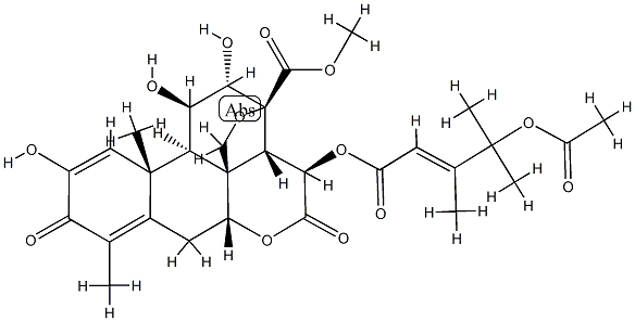 DEHYDROBRUCEANTINOL Struktur