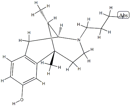 N-(3-fluoropropyl)-N-normetazocine,99134-12-0,结构式