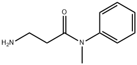 3-amino-N-methyl-N-phenylpropanamide Struktur