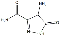 2-Pyrazoline-3-carboxamide4-amino-5-oxo-(6CI)|