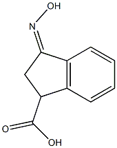 1-Indancarboxylicacid,3-oxo-,oxime(6CI) Structure