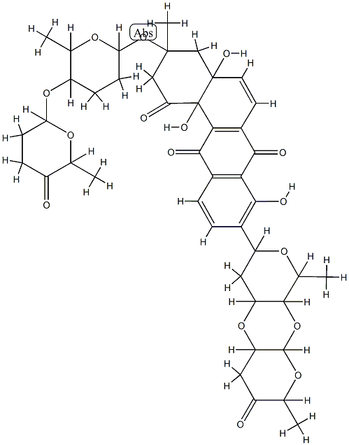 saquayamycin D 化学構造式