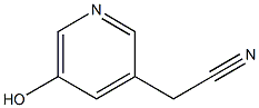 3-Pyridineacetonitrile,5-hydroxy-(6CI) Structure