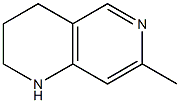 1,6-Naphthyridine,1,2,3,4-tetrahydro-7-methyl-(6CI) 结构式
