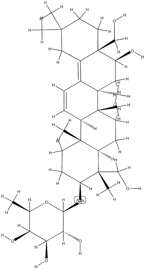 前柴胡皂苷A, 99365-21-6, 结构式