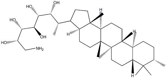 35-amino-3-methylbacteriohopane-30,31,32,33,34-pentol Struktur