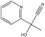 2-Pyridineglycolonitrile,alpha-methyl-(6CI) Structure