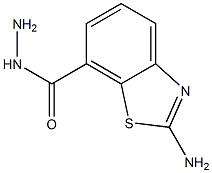 7-Benzothiazolecarboxylicacid,2-amino-,hydrazide(6CI) Structure