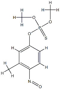 4-nitrosofenitrothion 结构式