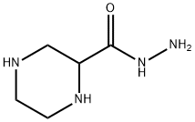 2-Piperazinecarboxylicacid,hydrazide(6CI,9CI) Structure