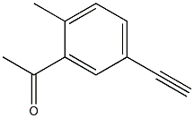 Acetophenone, 5-ethynyl-2-methyl- (6CI) Structure