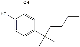 1,2-Benzenediol,4-(1,1-dimethylpentyl)-(9CI) Structure