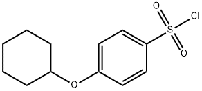 4-(cyclohexyloxy)benzene-1-sulfonyl chloride Structure