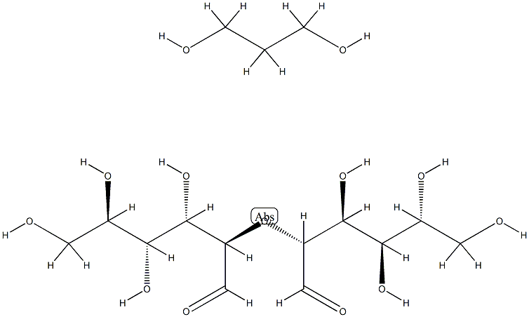 d-Glucose, ether with 1,3-propanediol 结构式