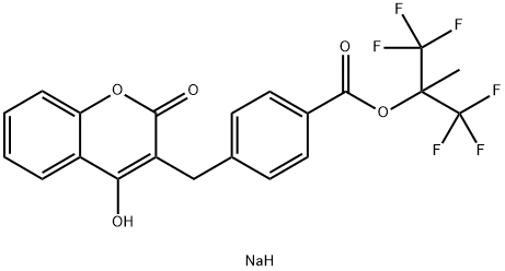 Tecarfarin sodium, 1004551-83-0, 结构式