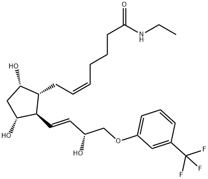 トリフルオロメチルデクロロエチルプロステノールアミド 化学構造式