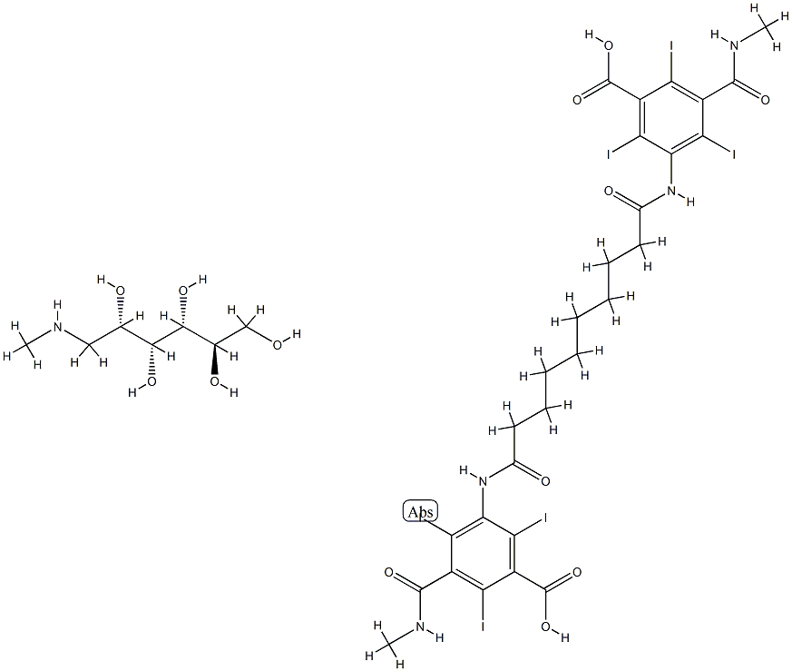 iosefamate meglumine,10058-41-0,结构式