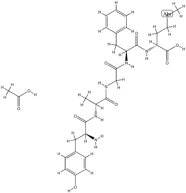 D-ALA2 D-MET5-ENKEPHALIN ACETATE|D-ALA2, D-MET5]-脑啡肽乙酸盐、[DALA2, D-MET5]-ENKEPHALIN