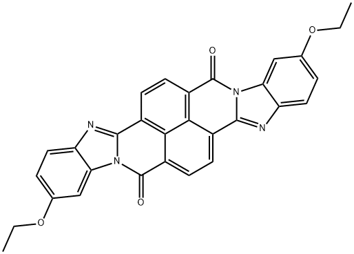 2,11-diethoxybisbenzimidazo[2,1-b:2',1'-i]benzo[lmn][3,8]phenanthroline-8,17-dione Struktur